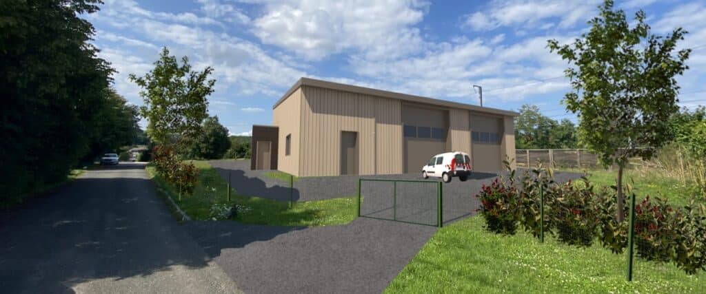 projet nouvel atelier municipal Miserey-Salines